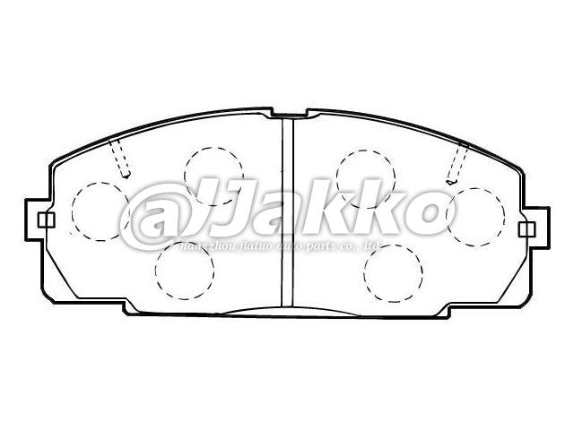 04465-25040 Brake Pads Factory Auto Brake Pads Brake Manufacturer A-247K