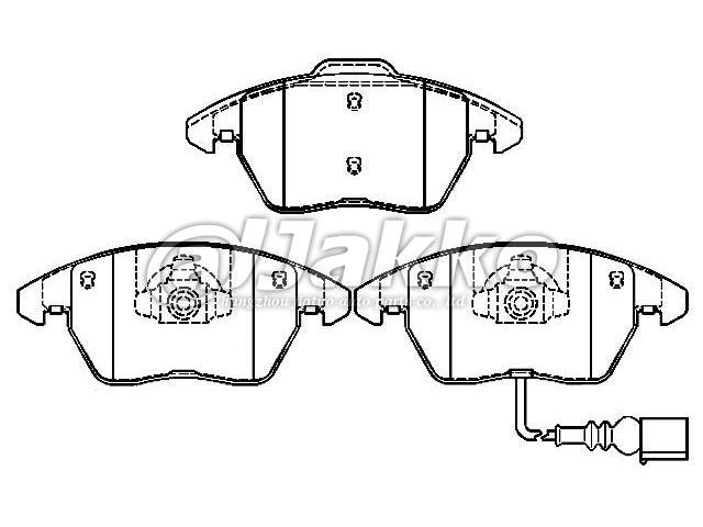 8J0 698 151 wholesalers brake pads supply professional brake pads for AUDI D1107 GDB1550 23587