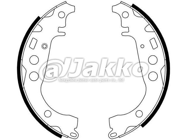 K2342 Car Brake Shoes 04495-0D060 Rear Brake Shoes for TOYOTA