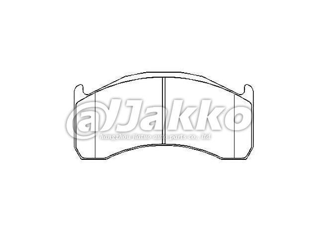 WVA 29137 brake pads producers truck brake pads supplier for VOLVO 20768115 3093530 