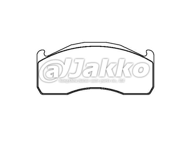  heavy truck brake pad WVA 29151 truck braking system for FH 16