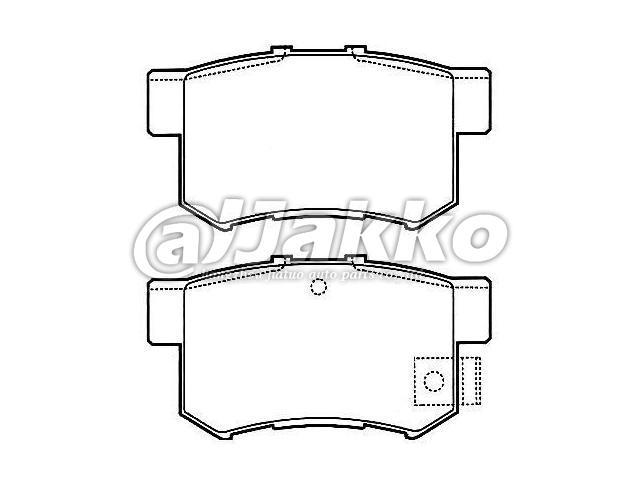 V9118-H001 Car Brake Pad auto Brake System FRONT Brake Pad D1705 GDB1063 21719