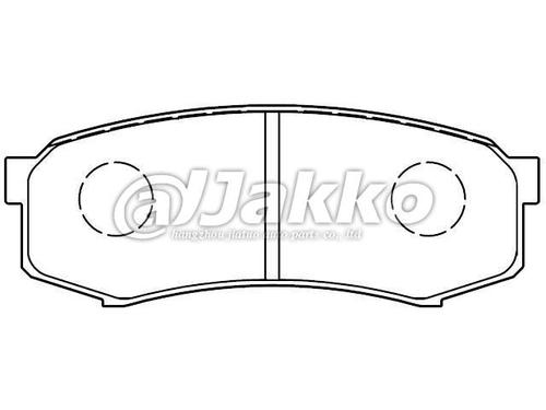 V9118-B011 REAR brake pads CERAMIC brake pads sets A-337K D606 GDB1182 SP2040 21947