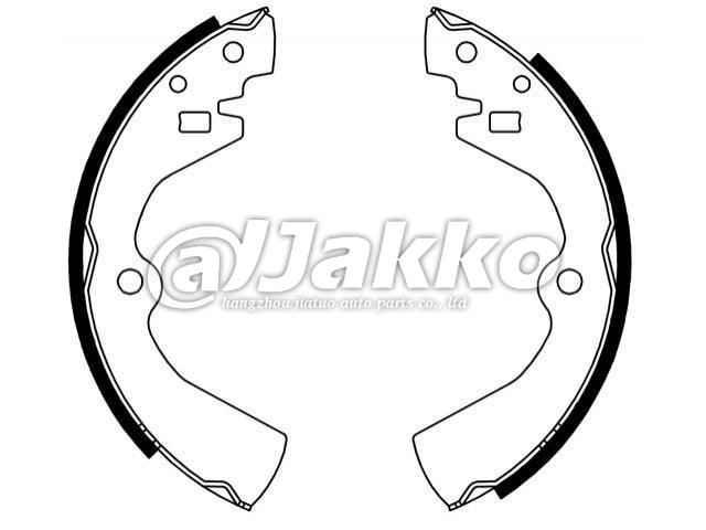 AY360-NS097 REAR Brake Shoes for HYUNDAI / NISSAN 575 44060-47L10 GS8308