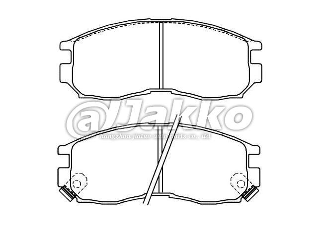 MB 699174 FRONT brake pads A-312WK D484 SP1134 GDB1128 21647 auto parts for 