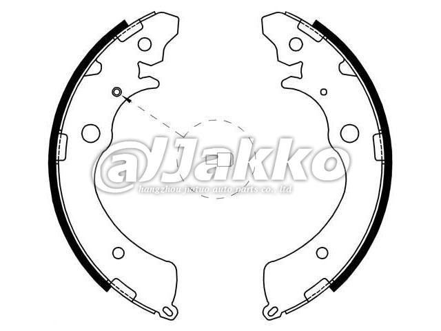 43154-SM4-A01 brake shoes  Auto Parts  Automotive brake systems brake shoes