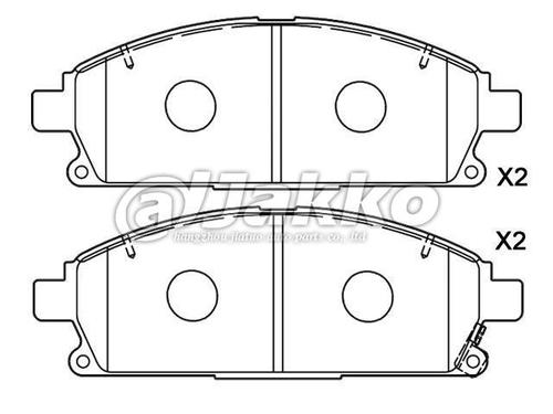 45022-S3V-A10 FRONT brake pads Auto brake pads japanese car parts A-450WK D691 GDB3167 23420  
