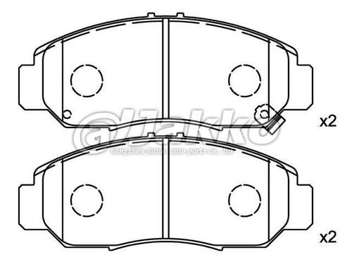 06450-S0K-J01 brake pads Auto Car Parts Spare 7656-D1506 SP2012 GDB3240 for HONDA