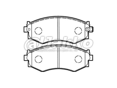 41060-8M190 brake pads A-262WK D462 GDB1008 21526 auto pads for China auto pads