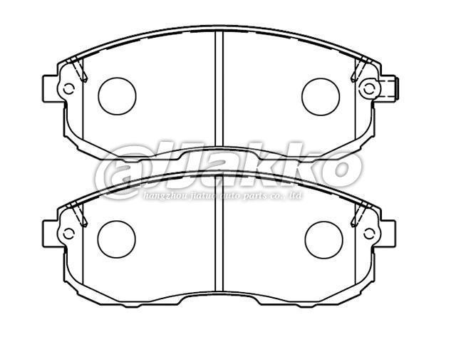 41060-AU091 FRONT brake pads Chinese auto pads A-286WK D430 GDB1003 21561