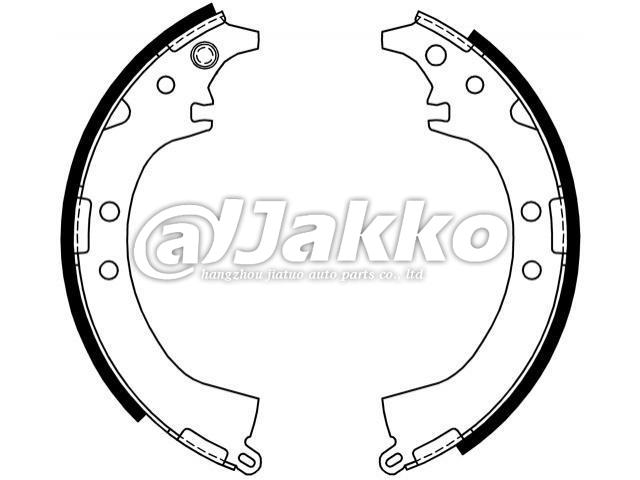04495-42010 brake shoes 587 GS8649 Chinese auto brake shoe
