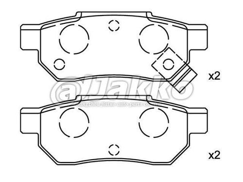 06022-SP8-000 brake pads Automotive Spare Parts 2131201 D364 GDB499 21312