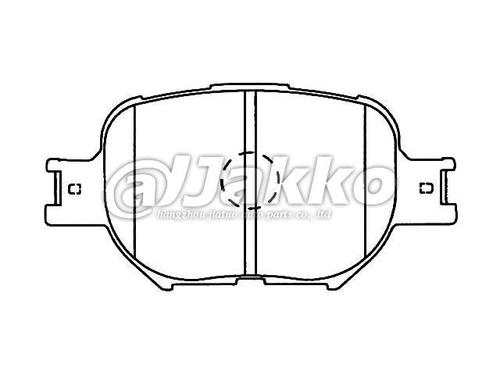 A-603K TOYOTA Brake pads D817 Wholesale Brake Pads 04465-13030