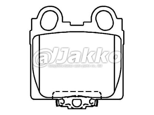 04466-22180 brake pads D771 GDB3233 23429 auto Brake System for LEXUS and TOYOTA
