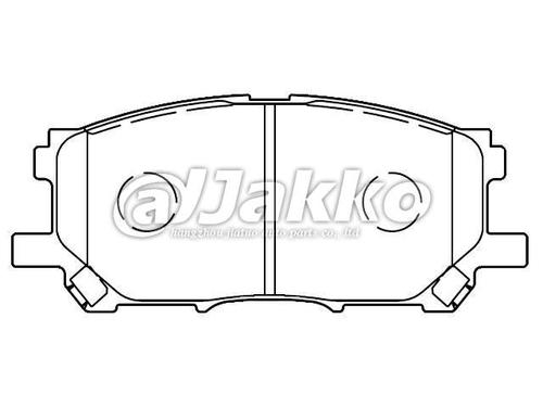 A687WK Toyoto Brake pads D1005 04465-0W070 Auto Brake Pads GDB3338 SUM system 23734