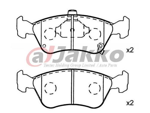04465-05020 China brake pads factory Location Front Axle Brake for TOYOTA/TOYOTA