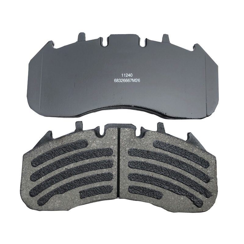 WVA29131 Semi-metallic Truck Brake Pads with Accessories for MAN RENAULT